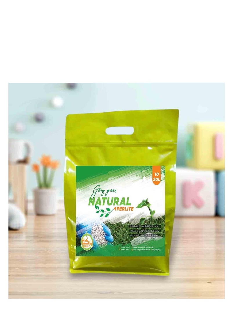 Generic Perlite Agricultural - Organic Growing Soil for Indoor, Outdoor and Hydroponic Plants (10L) 