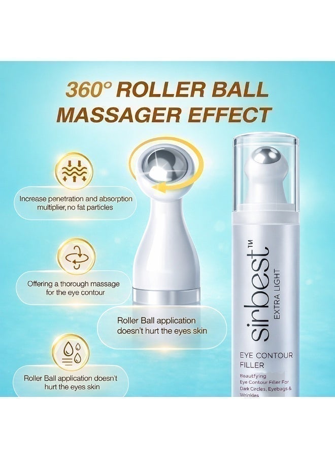 Sirbest Eye Contour Filler – Under Eye Cream for Dark Circles, Puffiness & Fine Lines | 17 ml - Image 5