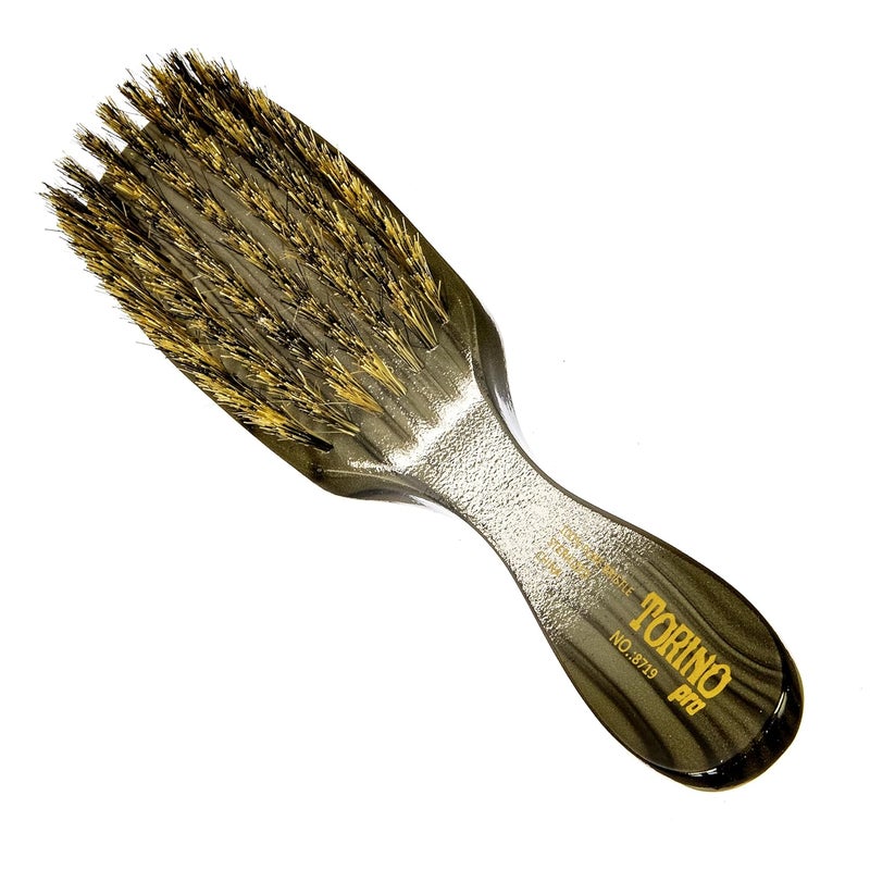 TORINO PRO WAVE BRUSHES BY BRUSH KING Torino Pro Wave Brush 87197 Row Medium bristles 100 Pure Boar Bristles  Great Workhorse for laying down your 360 Waves