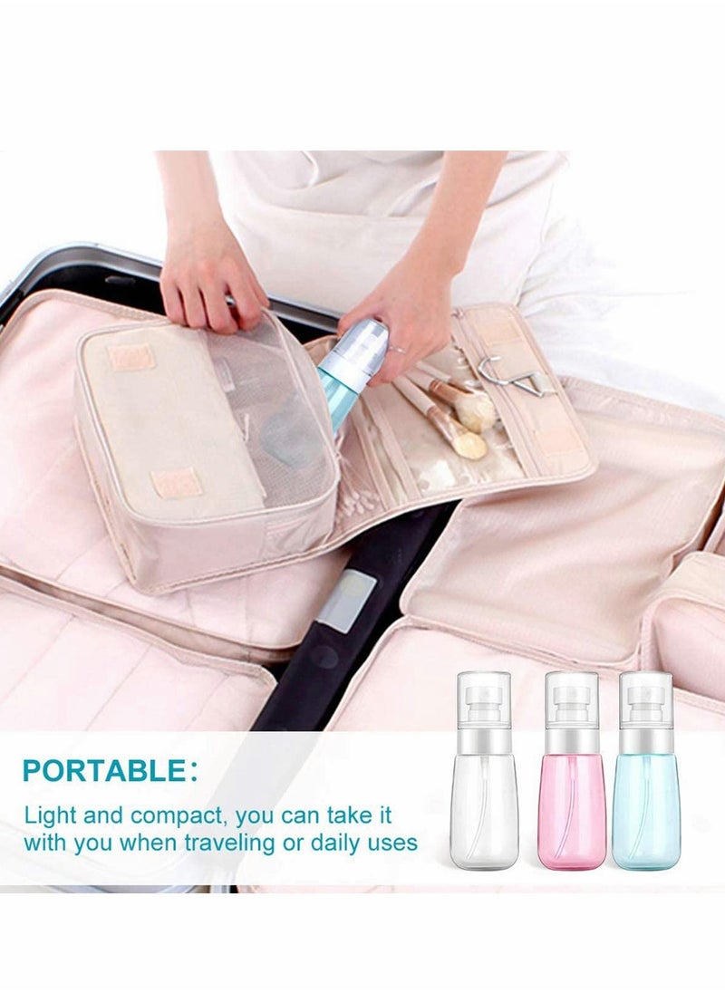 SYOSI - Spray Bottles  3 Pack 2oz Small Spray Bottle, Empty Spray Bottles, Plastic Spray Bottle, Travel Size Bottles for Cleaning Solutions, Perfume, Essential Oils, Refillable Mister Spray Bottle - Image 1