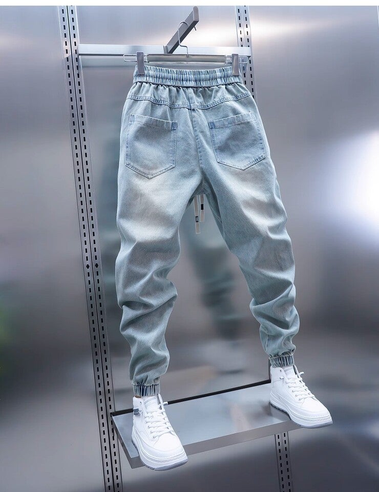 Unisex Classic Denim Jeans Loose Fit Daily Outdoor Wear - Image 4