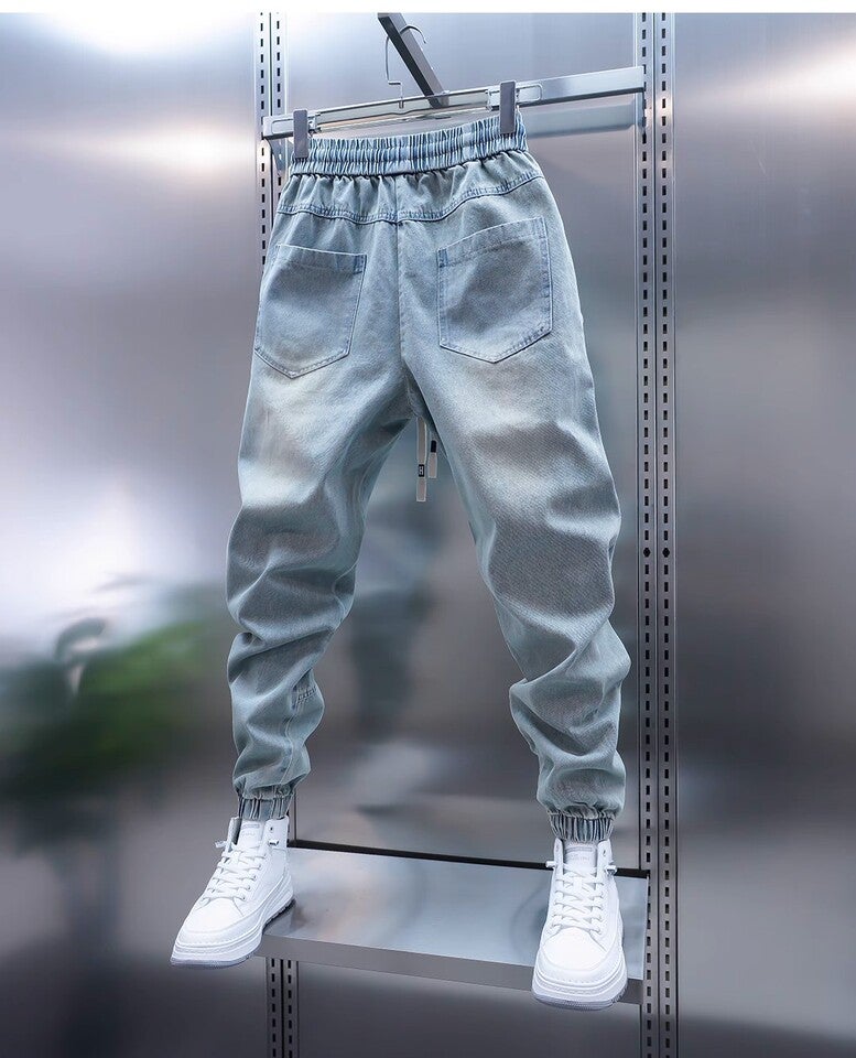 Unisex Classic Denim Jeans Loose Fit Daily Outdoor Wear - Image 3