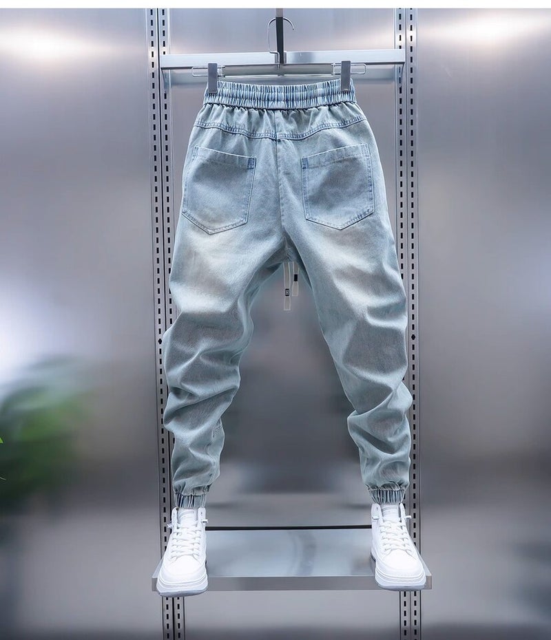 Unisex Classic Denim Jeans Loose Fit Daily Outdoor Wear - Image 5