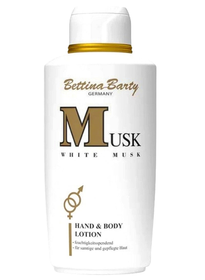 BETTINA Barty MUSK(WHITE MUSK) Hand & Body Lotion 500ml