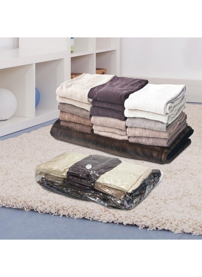 HOUSE OF QUIRK House of Quirk Polypropylene Space Saver Clothes Storage Travel Bag Reusable Bag (Pack Of 5) Medium (50X70Cm), Multicolor  - Image 4
