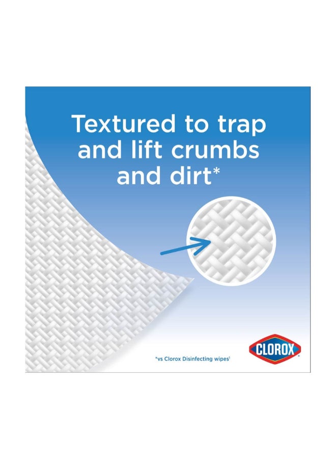 Clorox 75-Piece Jasmine Scented Multi-Purpose Paper Towel Wipes 2 x 3 x 4 cm 3597291 - Image 4