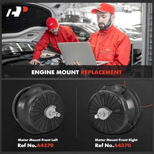 A-Premium 2PCS Front Left and Right Engine Motor Mount Kit Compatible with Infiniti Q50, G25, G35, G37, QX50, Q60, G37, M37, M56, QX70, Q70L, FX35, FX37, FX50, Q40, EX35, 2.5L 3.0L 3.5L 3.7L 5.6L - Image 2