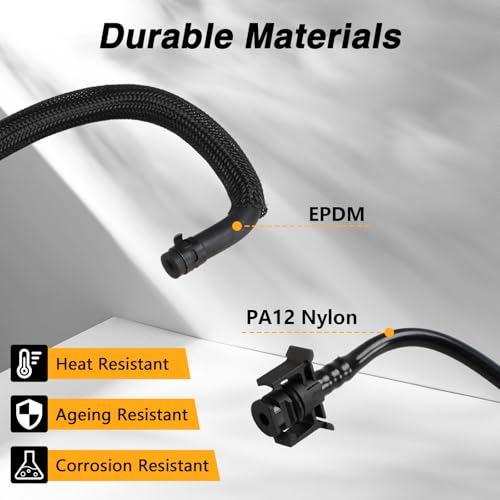 KPALAG Engine Coolant Overflow Hose Connector Hose Compatible with Ford Escape 16L 20132016 Transit Connect 16L 20142016 Replace BV6Z8B081A BV6Z8B081B GV6Z8B081K - Image 3