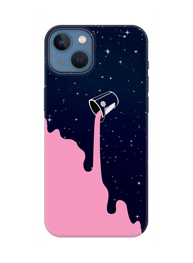 Stylizedd Case for Apple iPhone 14 Slim Snap Classic Series Mobile Cover Hard PC Shield Matte Finish Print - Berry Milky Way