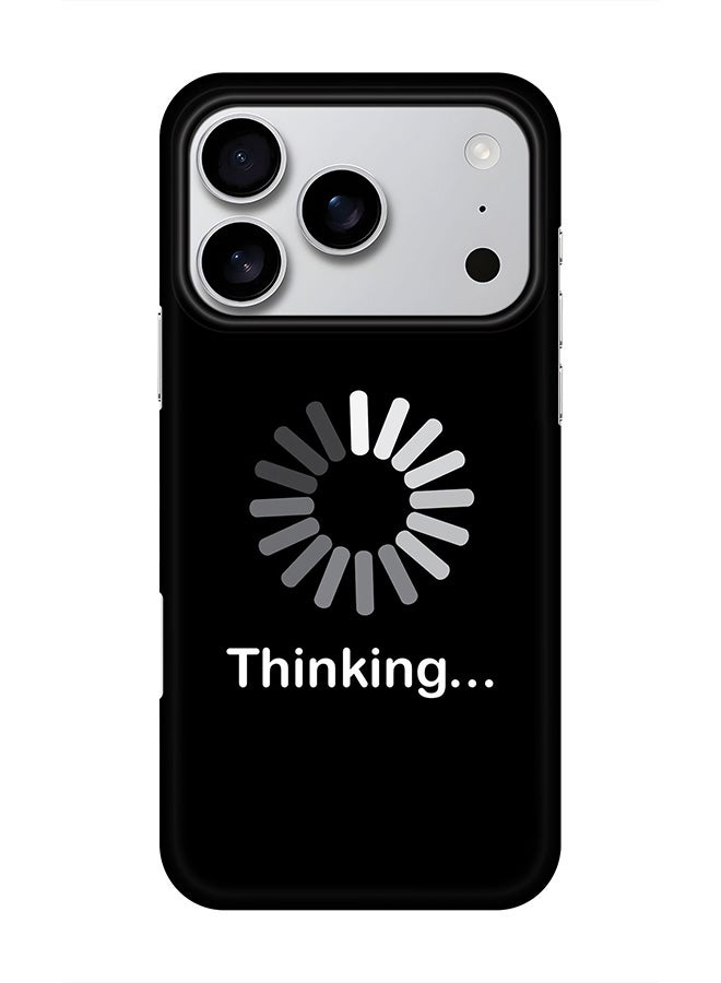 Stylizedd For iPhone 17 Pro,Case, [Compatible with MagSafe] Magnetic cover Slim fit Protection Matte, - Thinking