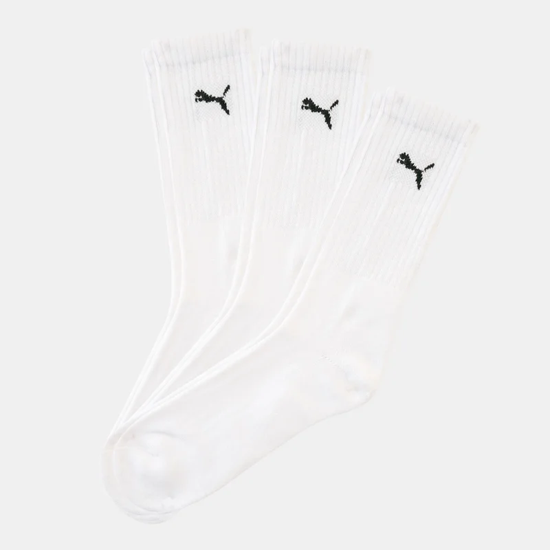PUMA Solid Crew Socks (3 Pairs)