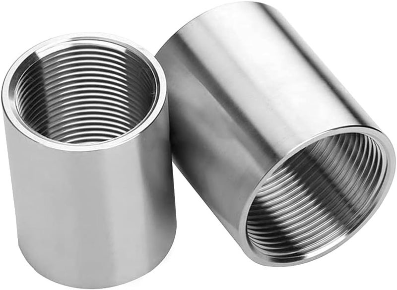 beduan Stainless Steel Cast Pipe Fitting, Coupling, 3/4" x 3/4" Female Thread（1-1/4" Length） - Image 2