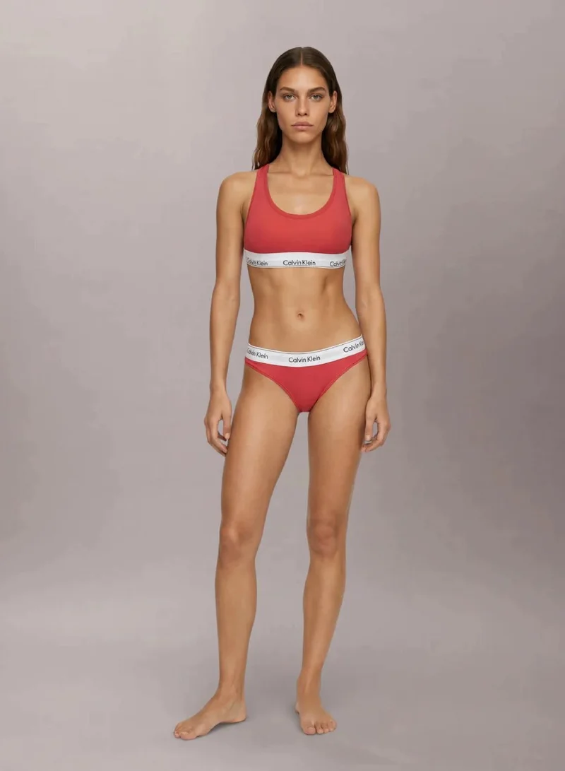 Calvin Klein Punch Pink/Grey Heather 2-Pack Icon Cotton Modal Bralettes for Women | Best Price UAE