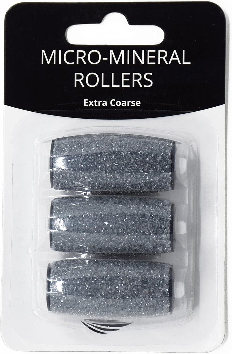 Own Harmony Extra Coarse 3 Refill Rollers by Own Harmony for Electric Hard Skin Callus Remover CR900: Foot Care for Healthy Feet- Best Pedicure File Tools- Refills 3 Pack Extra Course Replacement Roller for Men - Image 1