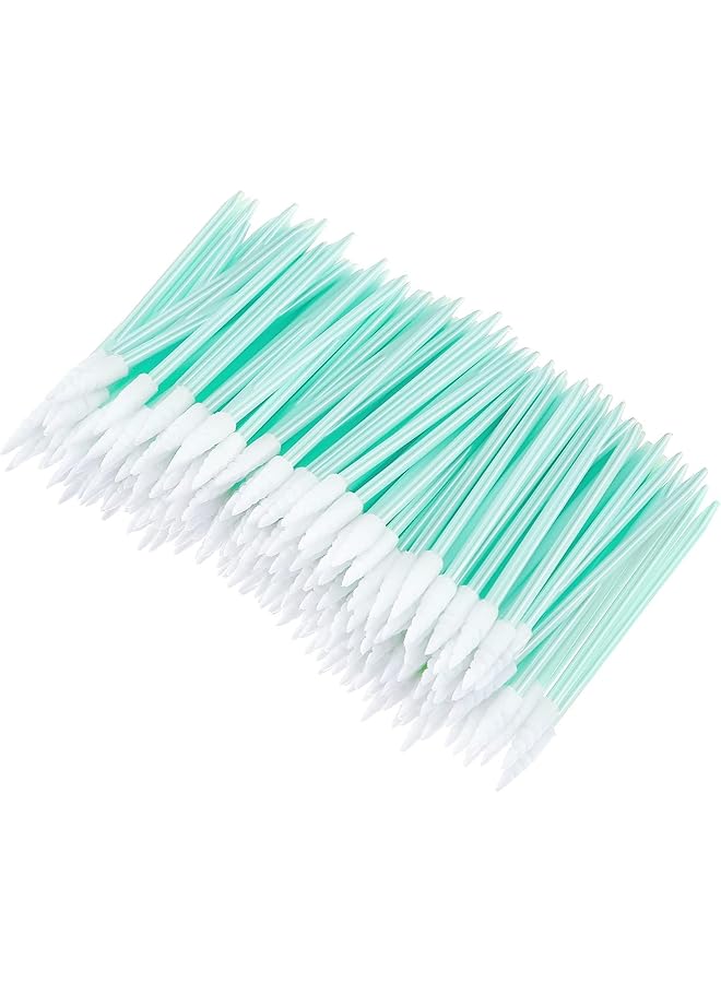 Azonee 200 Pcs Mini Spiral Pointed Tipped Foam Swab Multi Purpose Cleaning Stick For Camera Optical Lens Equipment Electronics Inkjet Printer - Image 1