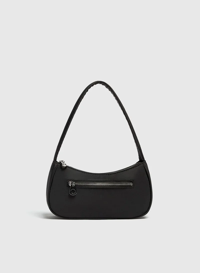PULL&BEAR Zip shoulder bag
