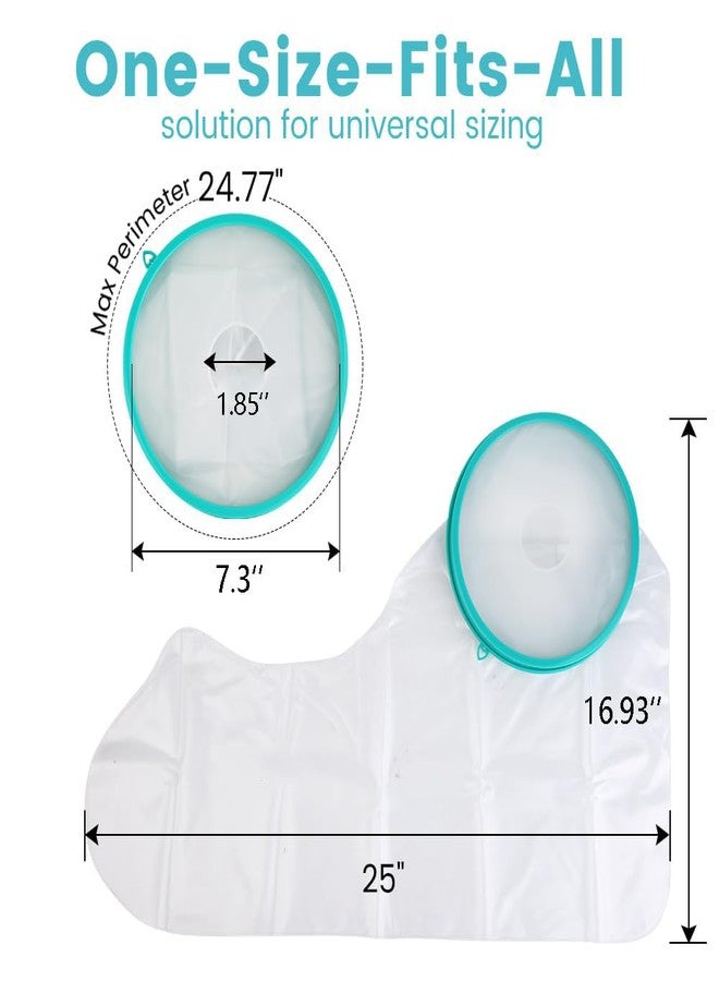 CIVJET Cast Covers for Shower Arm, Waterproof Cast Cover, Cast Cover for Swimming, Cast Protector for Shower Adult, Elbow, Hand, Elbow, Upper Arm (Diameter - 7.9") Extra Long - Image 3