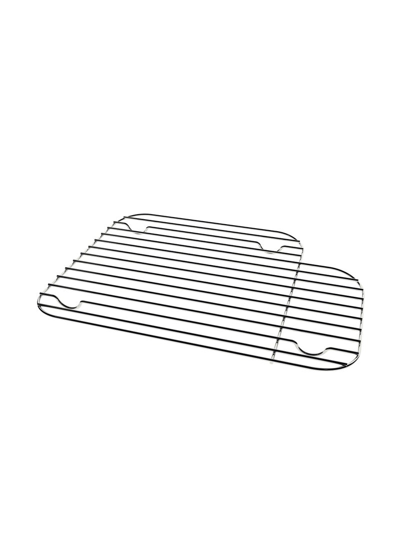 TRAMONTINA Since 1911,Made in Brazil- Brasil Graphite 34cm 4.9L Aluminum Deep Roasting Pan with Grill and Starflon Max PFOA Free Nonstick Interior and Exterior Coating - Image 2