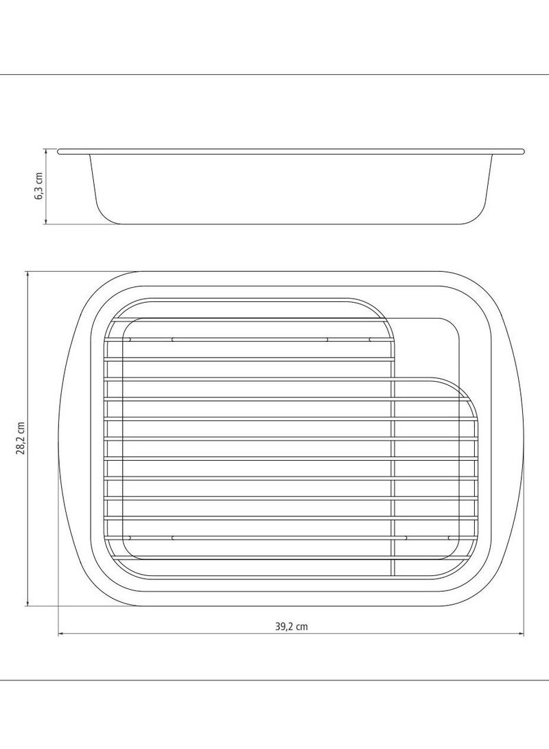 TRAMONTINA Since 1911,Made in Brazil- Brasil Graphite 34cm 4.9L Aluminum Deep Roasting Pan with Grill and Starflon Max PFOA Free Nonstick Interior and Exterior Coating - Image 5