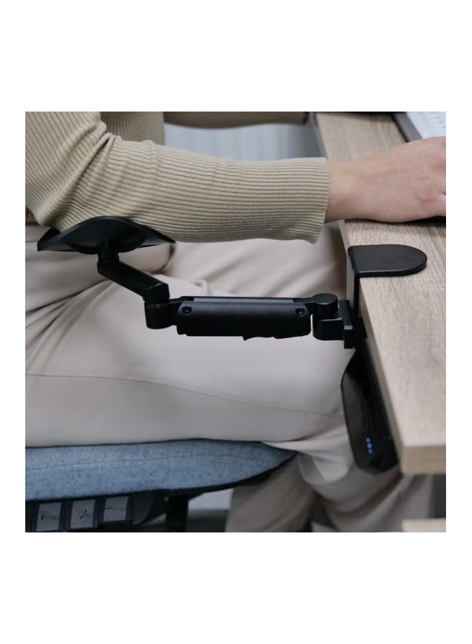 Arm Rest Support Extender for Desk ,Computer Arm Rest for Desk,Rotating Elbow Rest Holder - Image 2