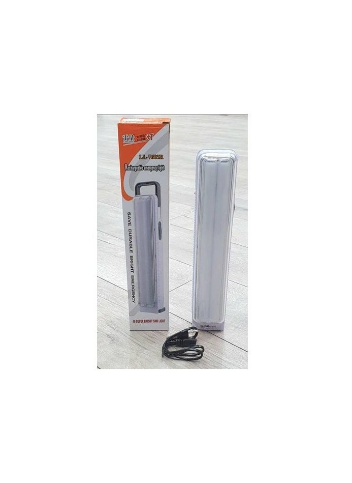 Generic Rechargeable LED Emergency Spotlight - High Brightness - LL-7603R - 2 Large Bulbs - White  - Image 2