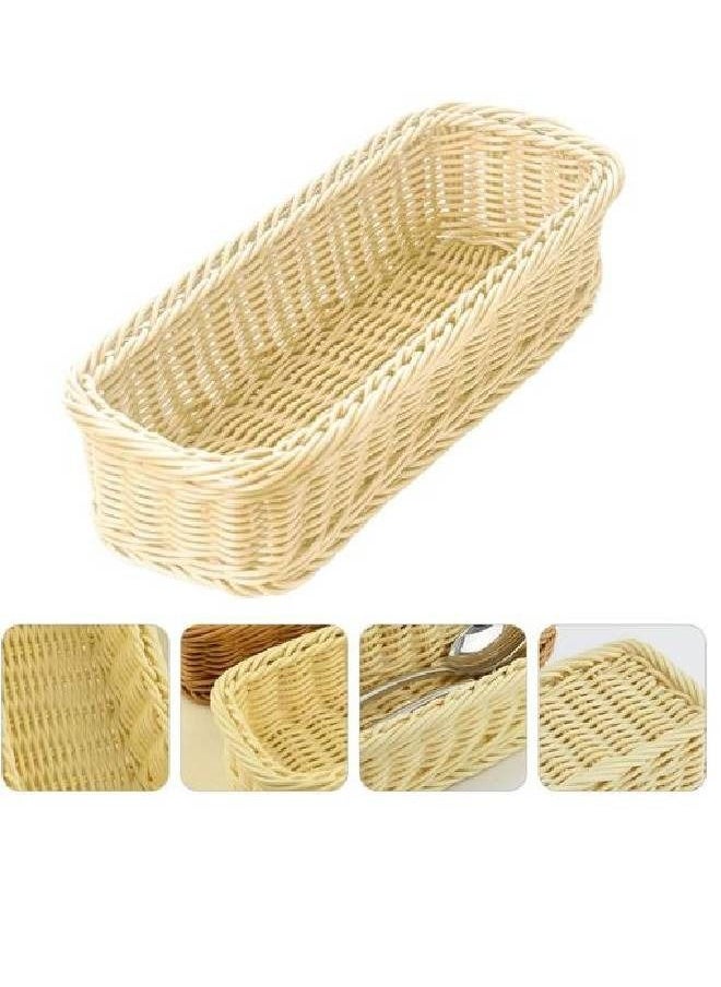 ماركة غير محددة بوهو طبق تخزين مصنوع يدويا من الخوص  - Image 2