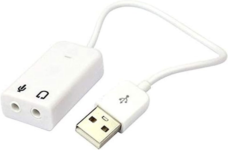 محول بطاقة صوت USB 2.0 فيرتشوال 7.1 قناة للاب توب والكمبيوتر