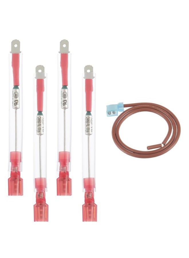 HUAREW 4Pces RV Water Heater Thermal Cutoff Kit Replacement Part for Atwood 93866 Suitable for models GCH6-6E GCH6-4E G6A-8E G6A-7E GC6AA-9E G610-3E GCH10A-2E GH610-3E XTSeries Electronic Water Heater - Image 1