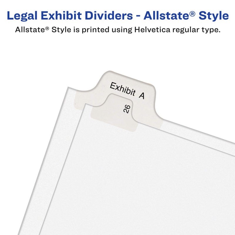 Avery Individual Legal Exhibit Dividers, Allstate Style, 7, Side Tab, 8.5 x 11 inches, Pack of 25 (82205) - Image 5