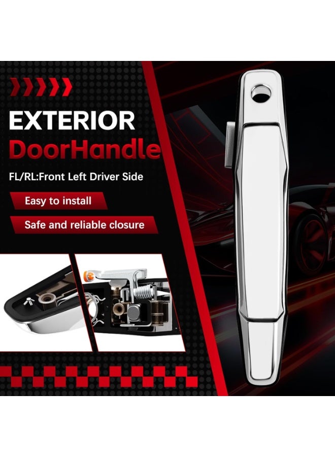 Outside Exterior Door Handle Front Driver Side Replacement for 2007 2008 2009 2010 2011 2012 2013 2014 Cadillac Escalade, Avalanche Silverado Tahoe GMC Sierra, Yukon, Yukon XL 80546 22738721 - Image 5