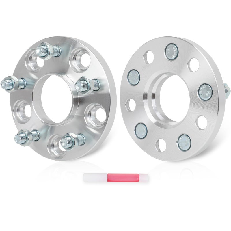 SCITOO 2Pcs 5x45 Wheel Spacers 15mm Center Bore 641mm Studs 12x15 5 Lug Wheel Spacers Fit for Honda for Accord for Honda Civic for Honda Pilot for Honda CRV for Honda HRV for Honda Odyssey