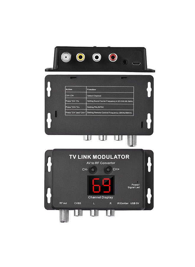 Generic - TM80 TV LINK Modulator AV to RF Converter - Image 1