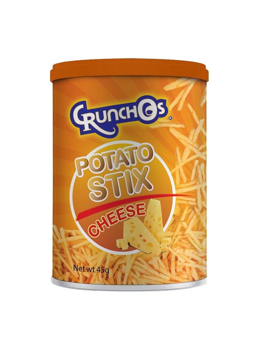 Crunchos Potato Stix Cheese Can 45gm