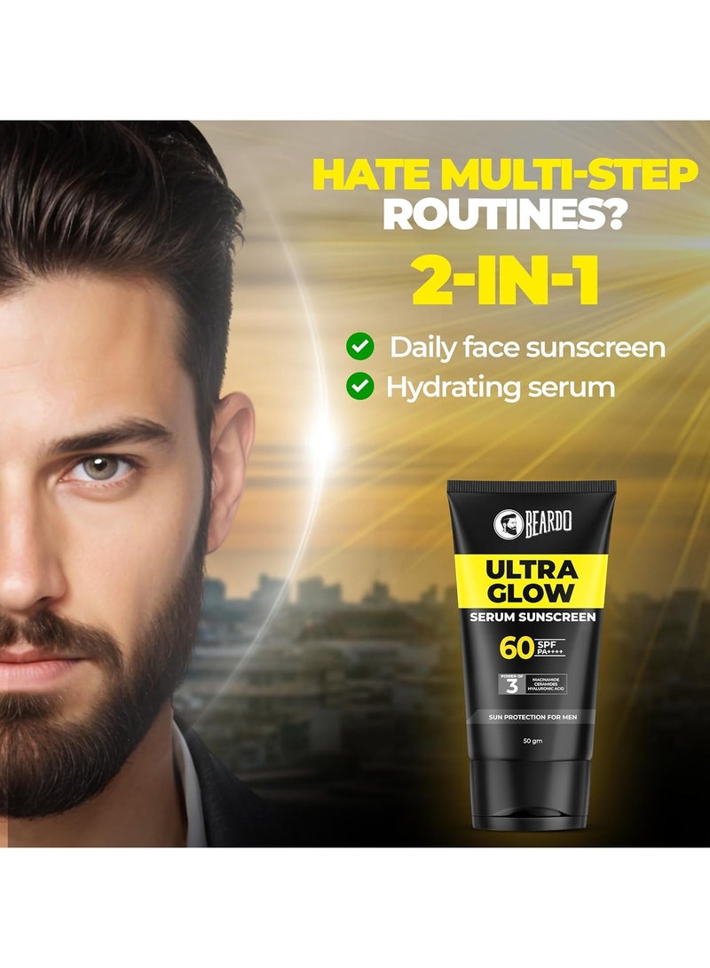 BEARDO Ultra Glow Serum Sunscreen 50g - Image 2