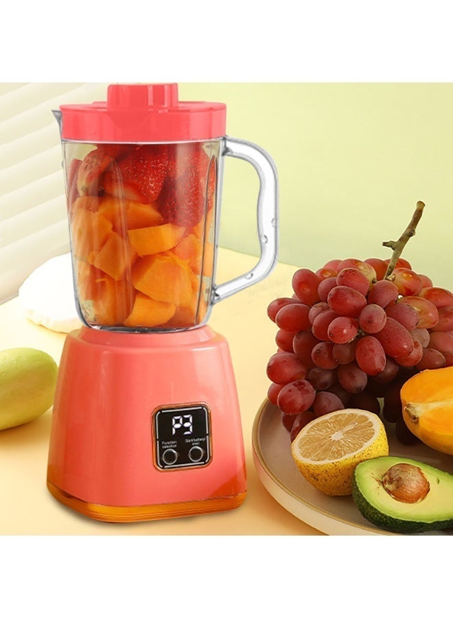 Macon Portable Blender (Multi-colour), Mini Smoothie Maker with Digital Display & Stainless Steel Blades, Easy to Clean Personal Juicer for Shakes,Large Jar, Rechargeable, Juicer , Mixer Grinder - Image 3