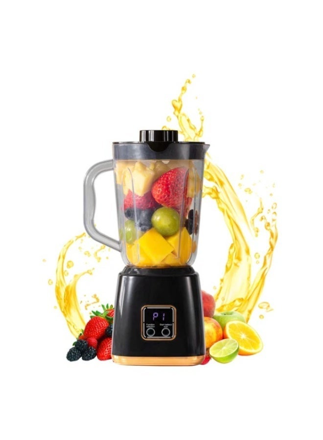 Macon Portable Blender (Multi-colour), Mini Smoothie Maker with Digital Display & Stainless Steel Blades, Easy to Clean Personal Juicer for Shakes,Large Jar, Rechargeable, Juicer , Mixer Grinder - Image 1