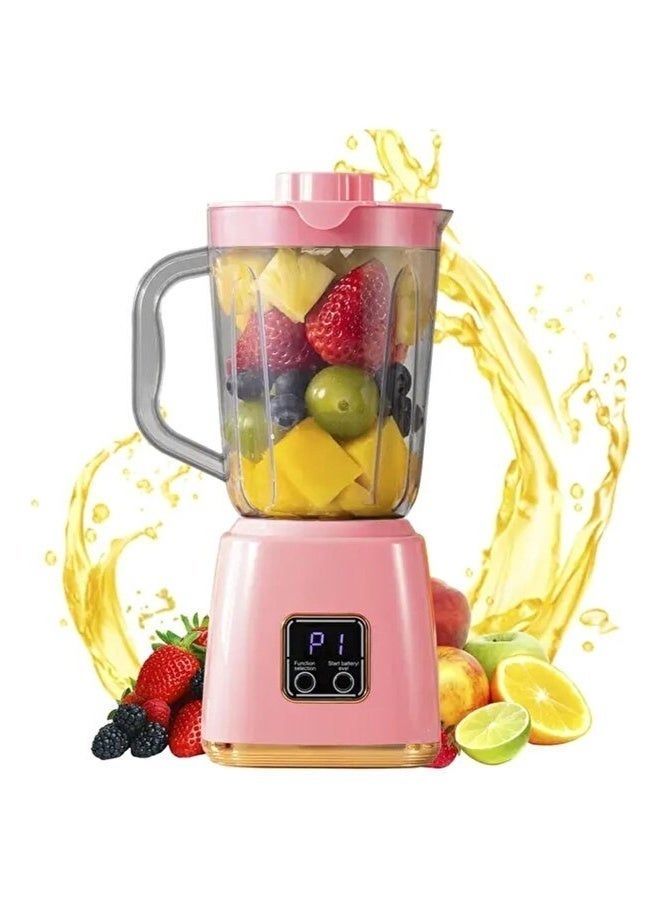 Macon Portable Blender (Multi-colour), Mini Smoothie Maker with Digital Display & Stainless Steel Blades, Easy to Clean Personal Juicer for Shakes,Large Jar, Rechargeable, Juicer , Mixer Grinder - Image 2