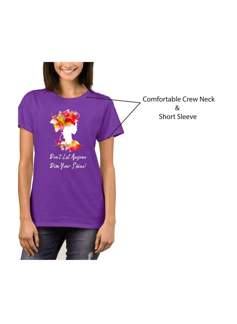 PRINTSHOP4ME - International Women’s Day T-Shirt For Women–Short Sleeve Round Neck Cotton T-Shirt–Gift For Women’s Day Events And Celebrations - Image 1