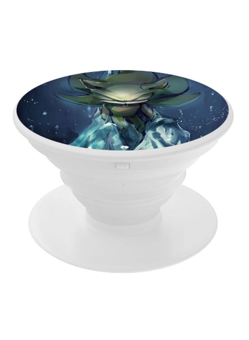 RKN Printed Pop Socket Phone Holder White/Green/Blue - Image 2