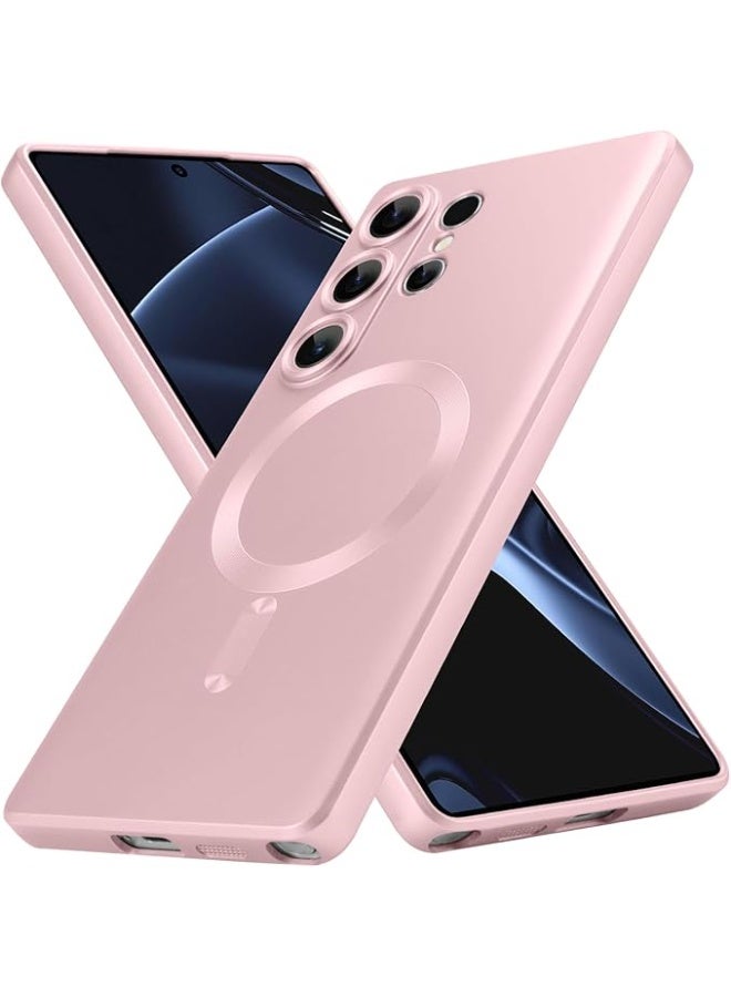 Case for Samsung Galaxy S25 Ultra Case Pink [Compatible with MagSafe] Wireless Charging Protective Slim Thin Samsung Galaxy S25 Ultra Case 6.9'' 2025, Pink - Image 1