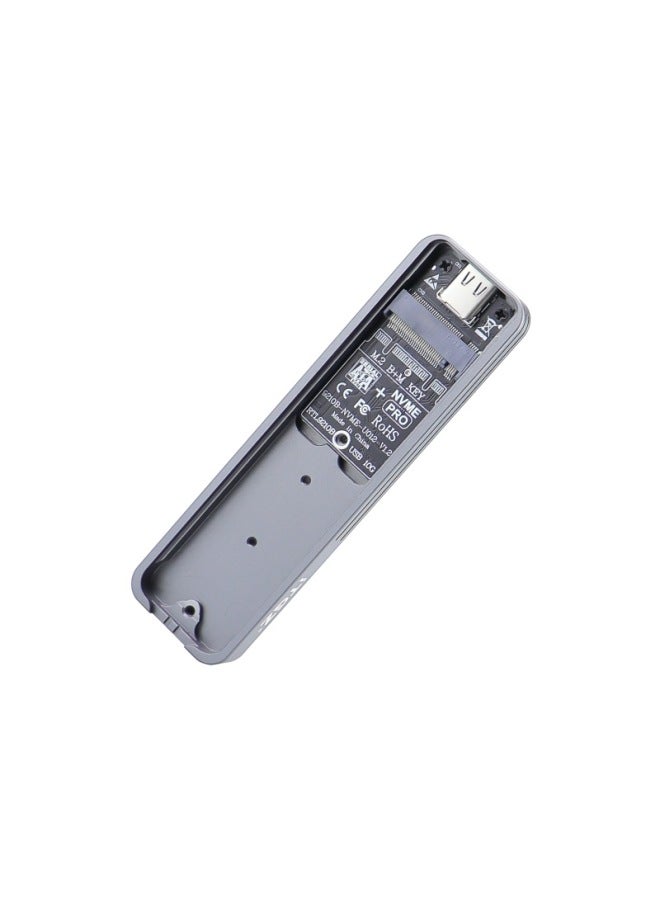 Niuben Smart M.2 NVMe Mobile Solid State Hard Disk Box 9210b Dual Protocol 10Gbps Aluminum Alloy Good Heat Dissipation-Color:[RTL9210B Double Agreement 10G] With Double Line  - Image 5