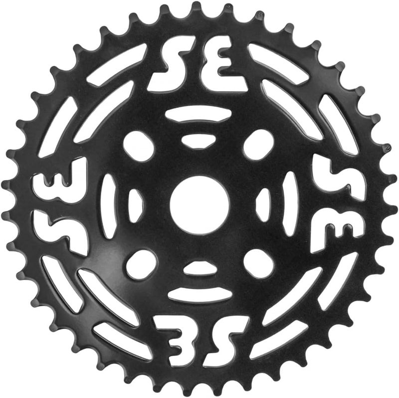 ONE PIECE CHAINRING 39T STEEL BLACK 1/2" x 1/8"