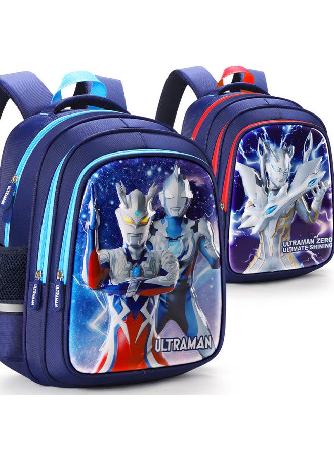 Ultraman Zeta Navy Blue Lightweight Ergonomic Backpack For Boys Grades 2-5 Su80027