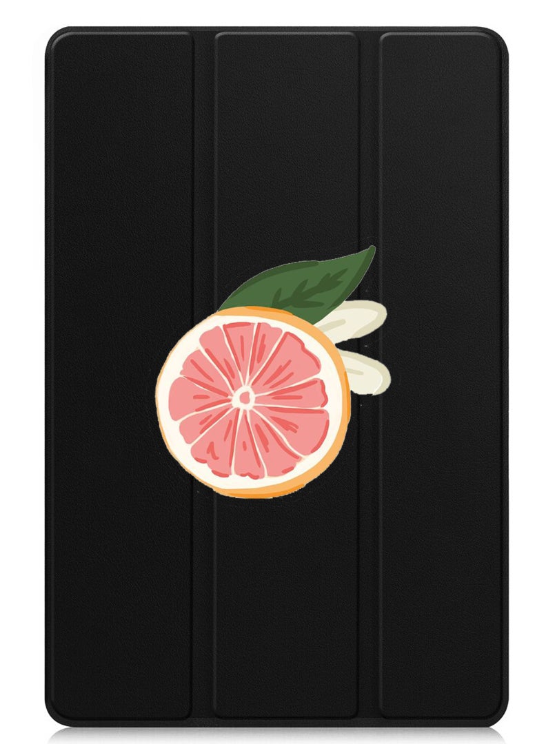 Theodor Protective Flip Case For Huawei MatePad 11.5 S (2024) With Trifold Stand Auto Wake Sleep Shockproof Cover Grapefruit - Image 1