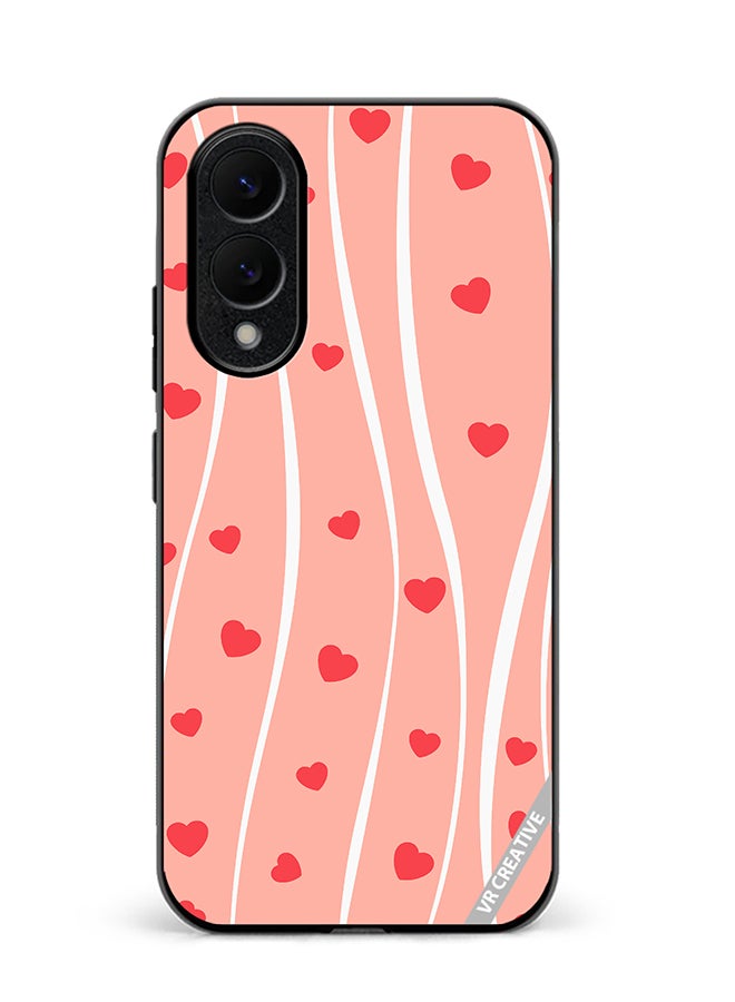 VR CREATIVE Protective Case Cover For Samsung Galaxy S25 Edge Mix Pattern Design Multicolour