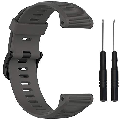 QGHXO Band for Garmin Forerunner 945, Soft Silicone Replacement Watch Band Strap for Garmin Forerunner 935 Smart Watch (No Tracker) - Image 5