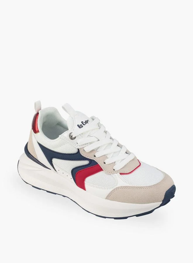 Lee Cooper Women Colourblock Lace-Up Sneakers