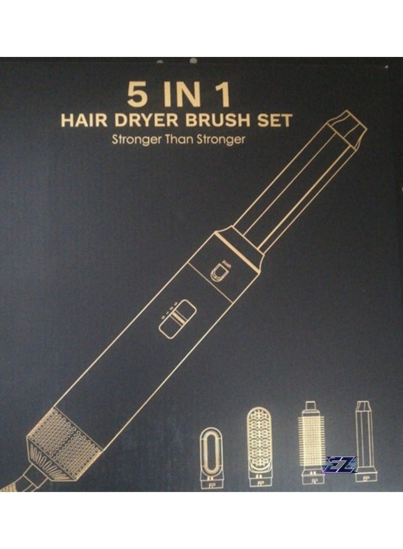 ELTRAZONE 5-in-1 Hot Air Volumizing Styler for Fast Drying, Styling, and Curling (Silver Purple) - Image 5