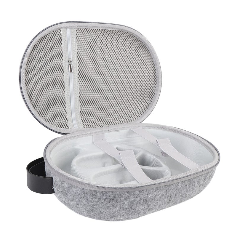 Carrying Case for Meta 3 Headset and Controller EVA Felt Hard Shell Travel Storage Bag - Image 4
