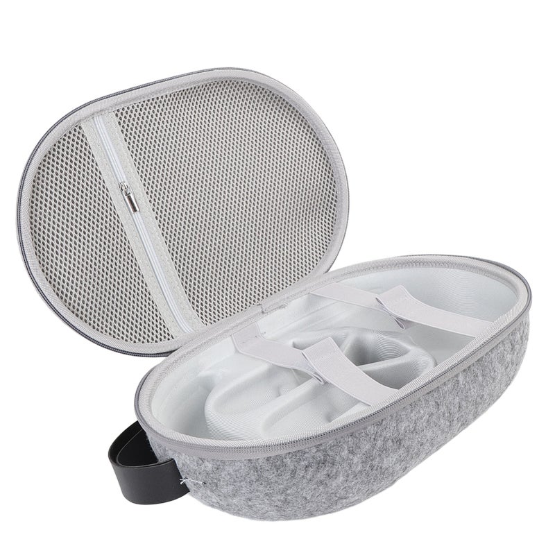 Carrying Case for Meta 3 Headset and Controller EVA Felt Hard Shell Travel Storage Bag - Image 3